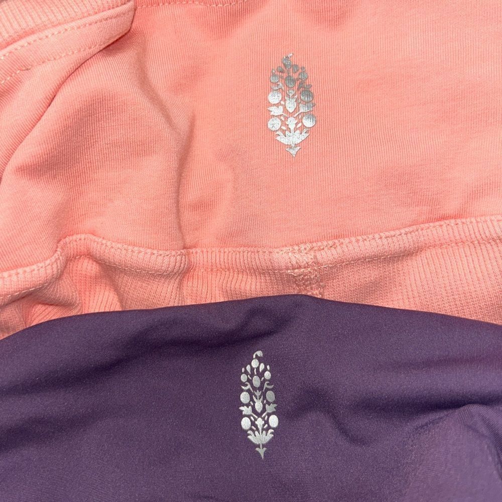 Free people Bundle Pink and Purple Leggings(Size XS/S) - Picture 5 of 7